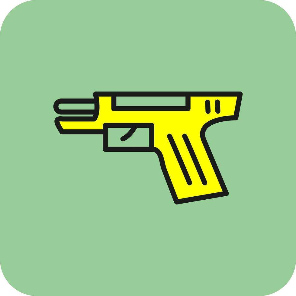 diseño de icono de vector de pistola