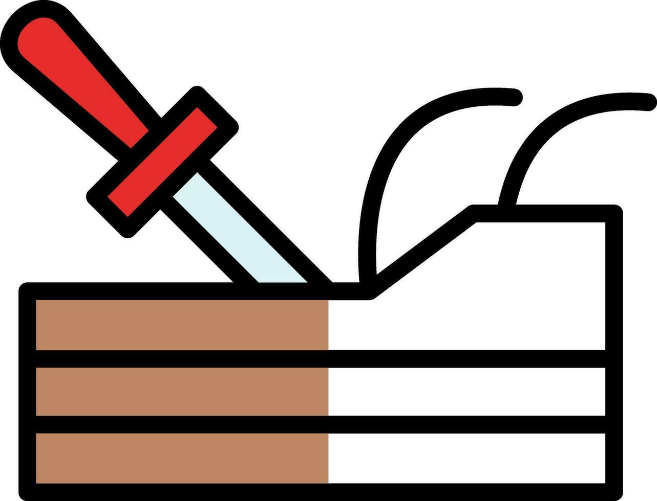 Carving Vector Icon Design