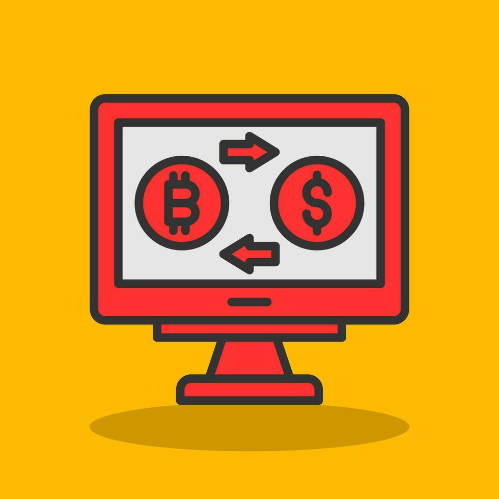 Cryptocurrency Vector Icon Design