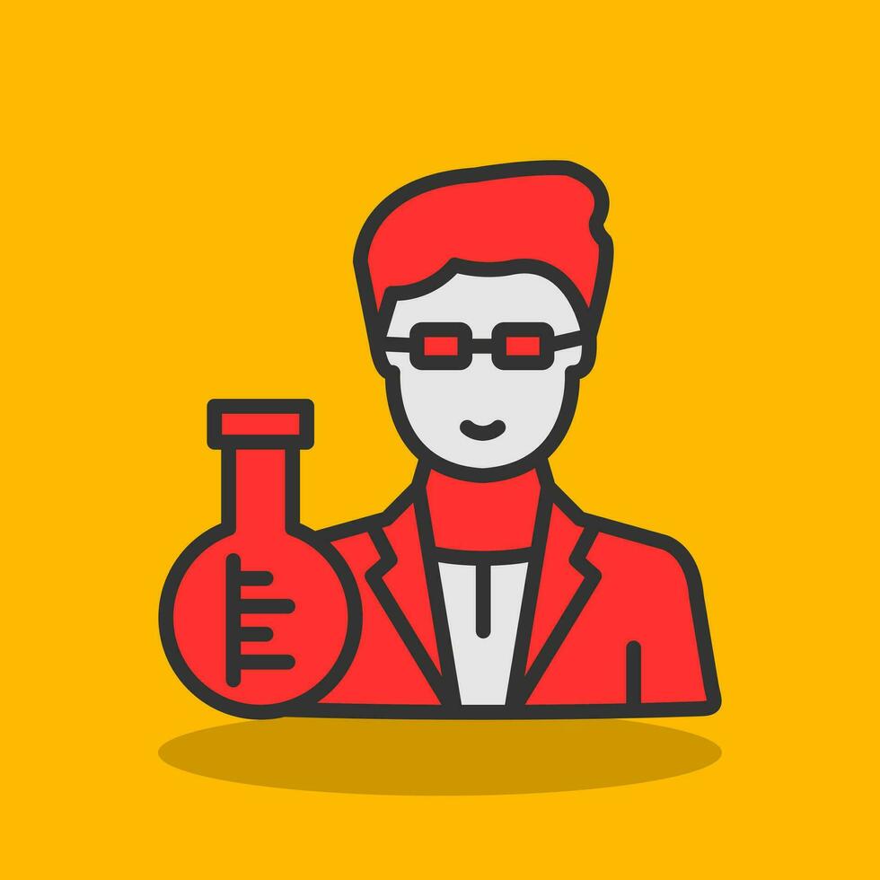 Scientist Vector Icon Design