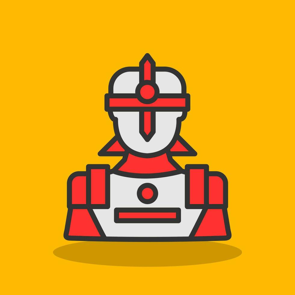 Warrior Vector Icon Design