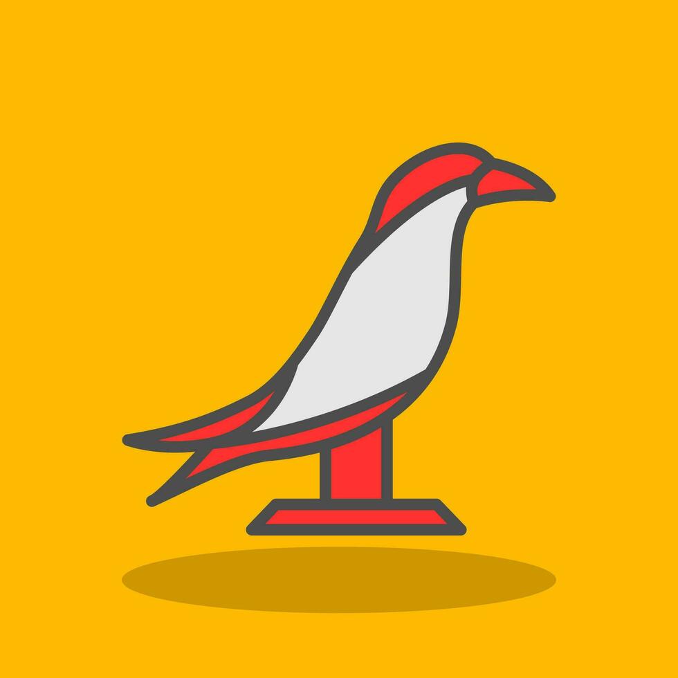 Arctic tern in flight Vector Icon Design