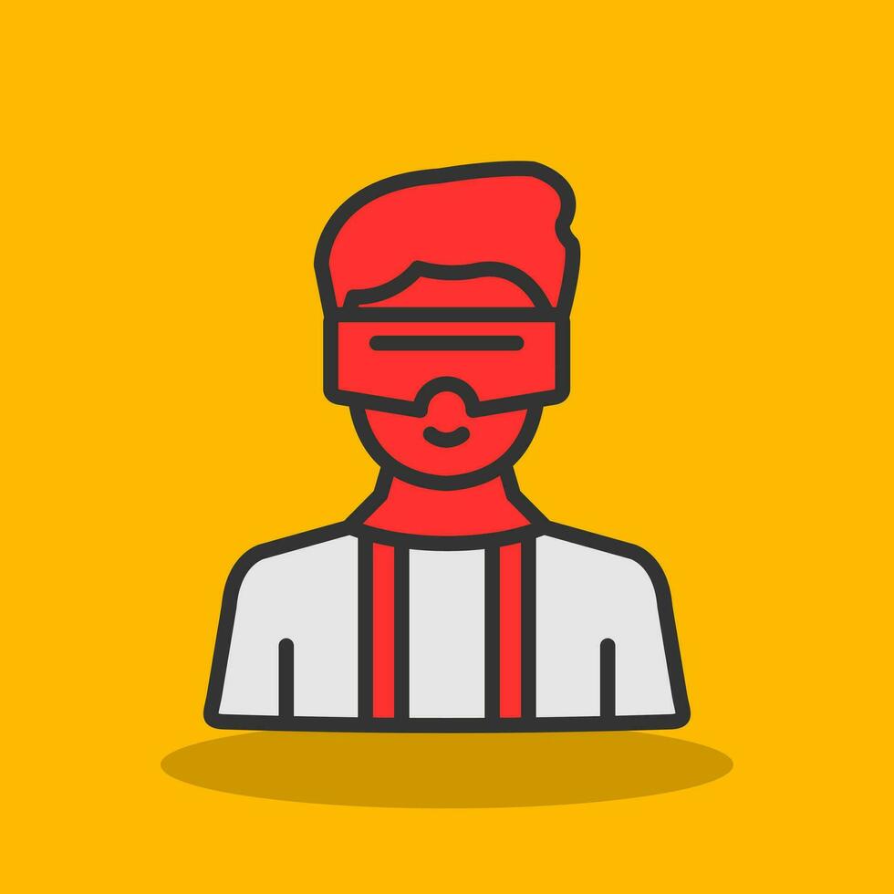 Virtual Reality Vector Icon Design