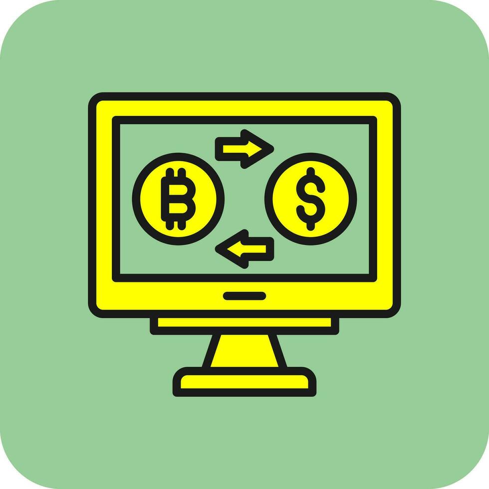 Cryptocurrency Vector Icon Design