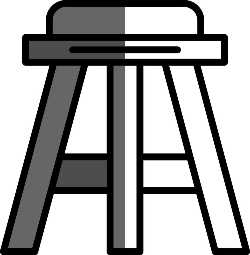 Stool Vector Icon Design