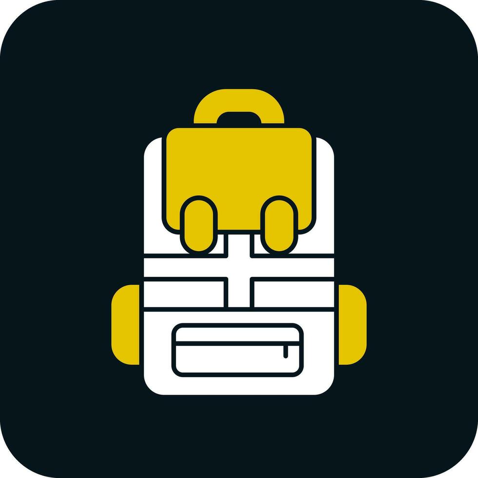 Backpack Vector Icon Design