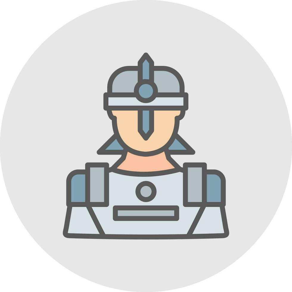 Warrior Vector Icon Design