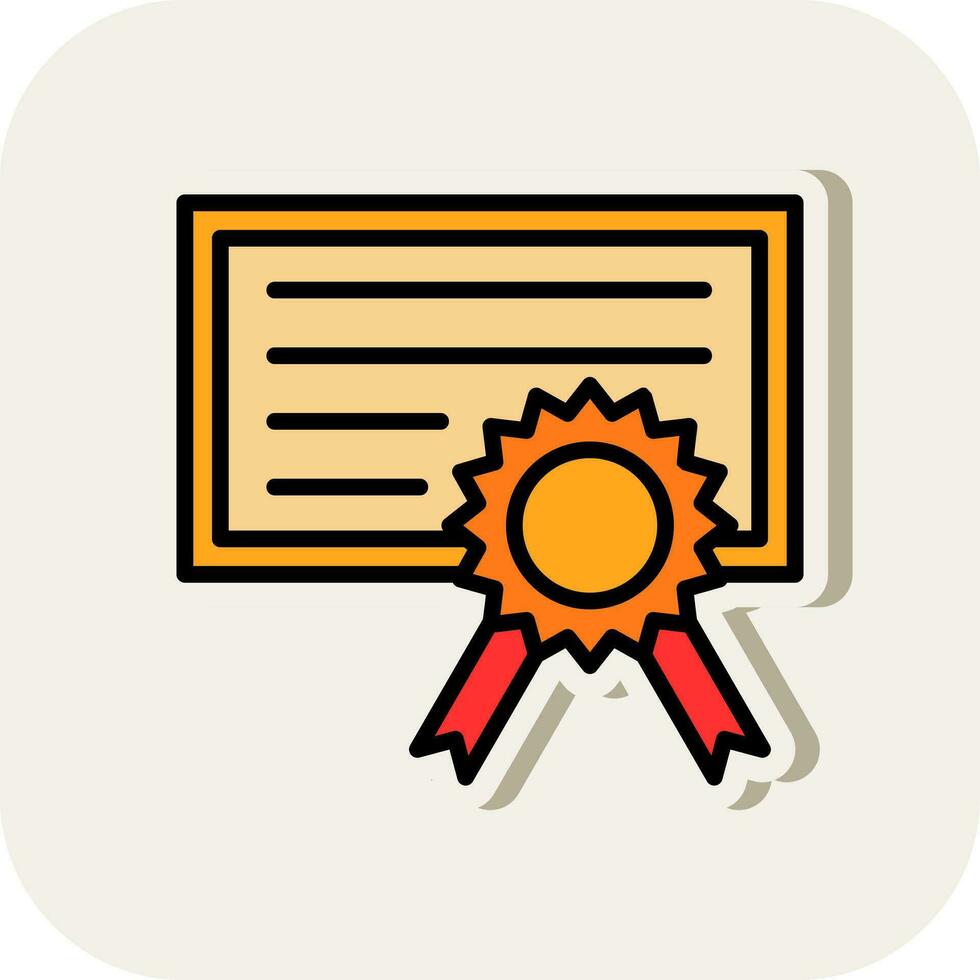 Diploma Vector Icon Design