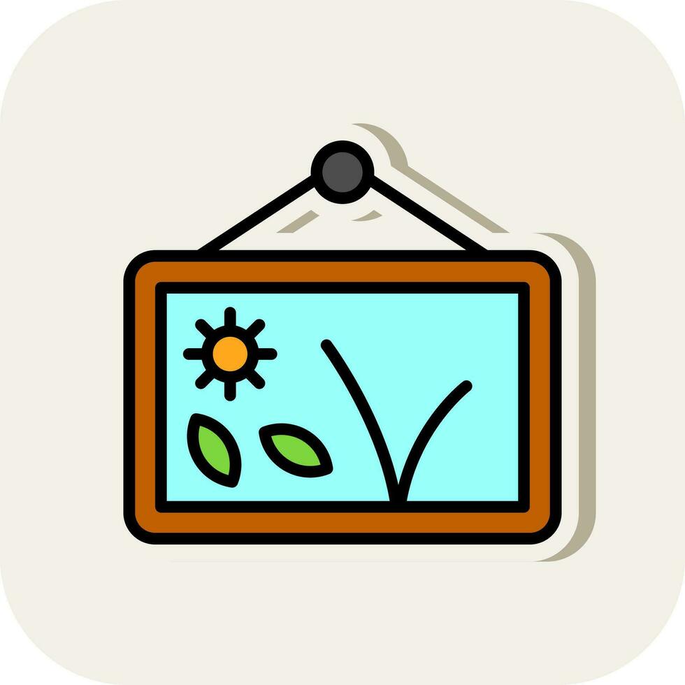 Framing Vector Icon Design
