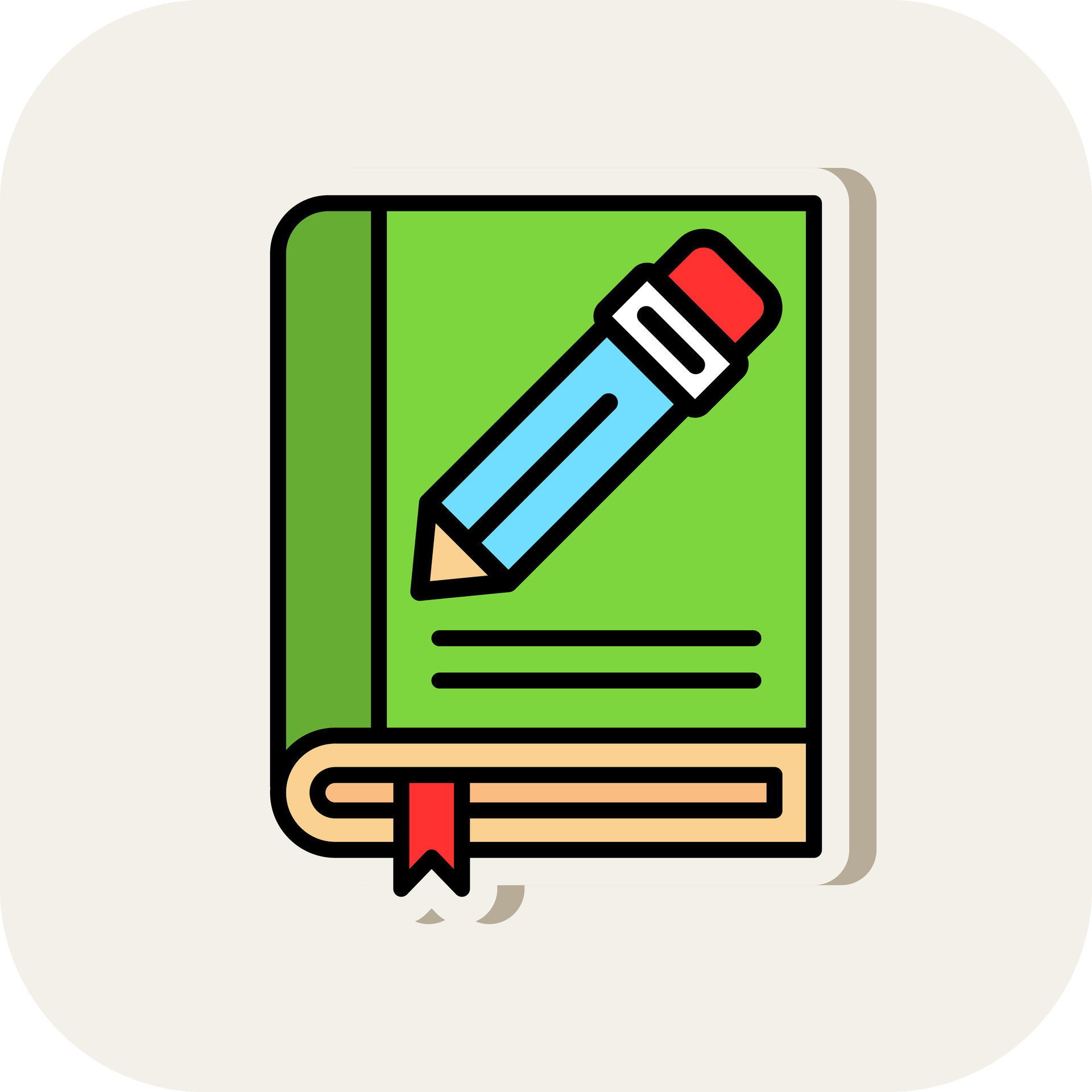 Sketchbook Vector Icon Design 27305687 Vector Art at Vecteezy
