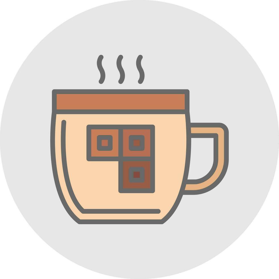 Hot cocoa Vector Icon Design