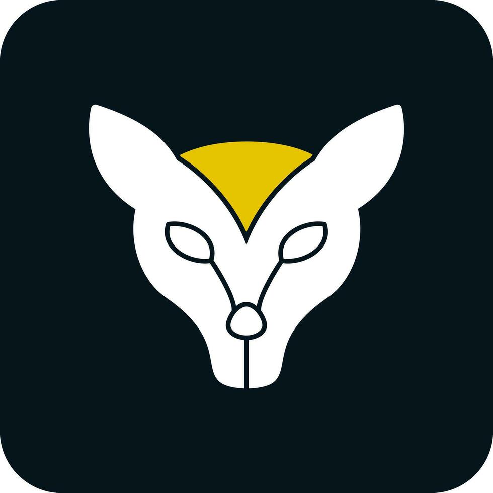 Arctic fox Vector Icon Design