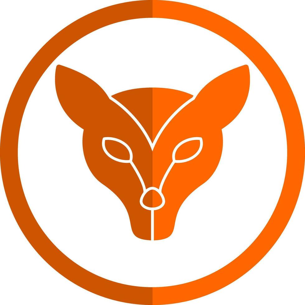 Arctic fox Vector Icon Design