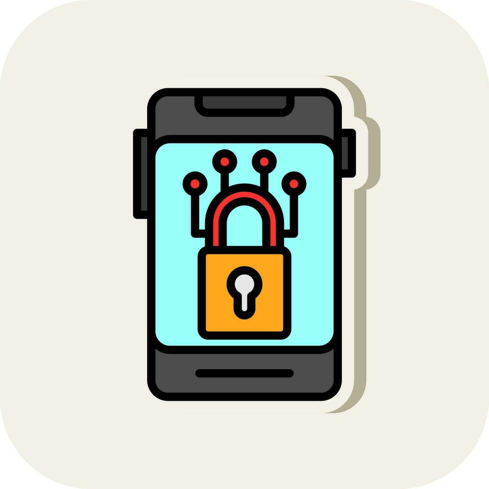 Cyber Security Vector Icon Design
