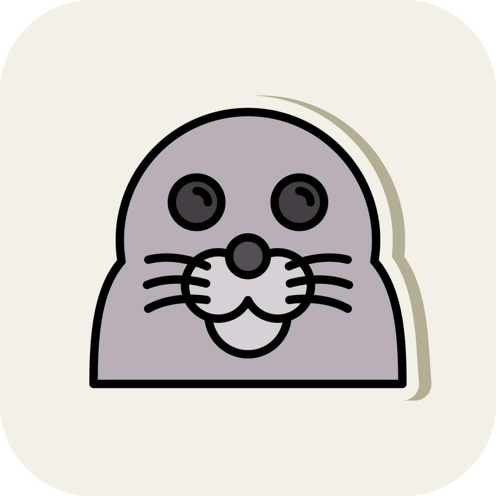 Seal Vector Icon Design