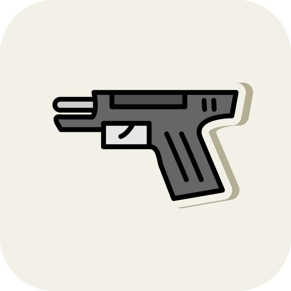 diseño de icono de vector de pistola