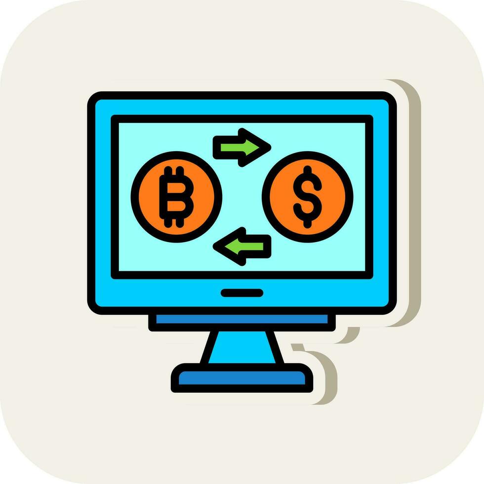 Cryptocurrency Vector Icon Design