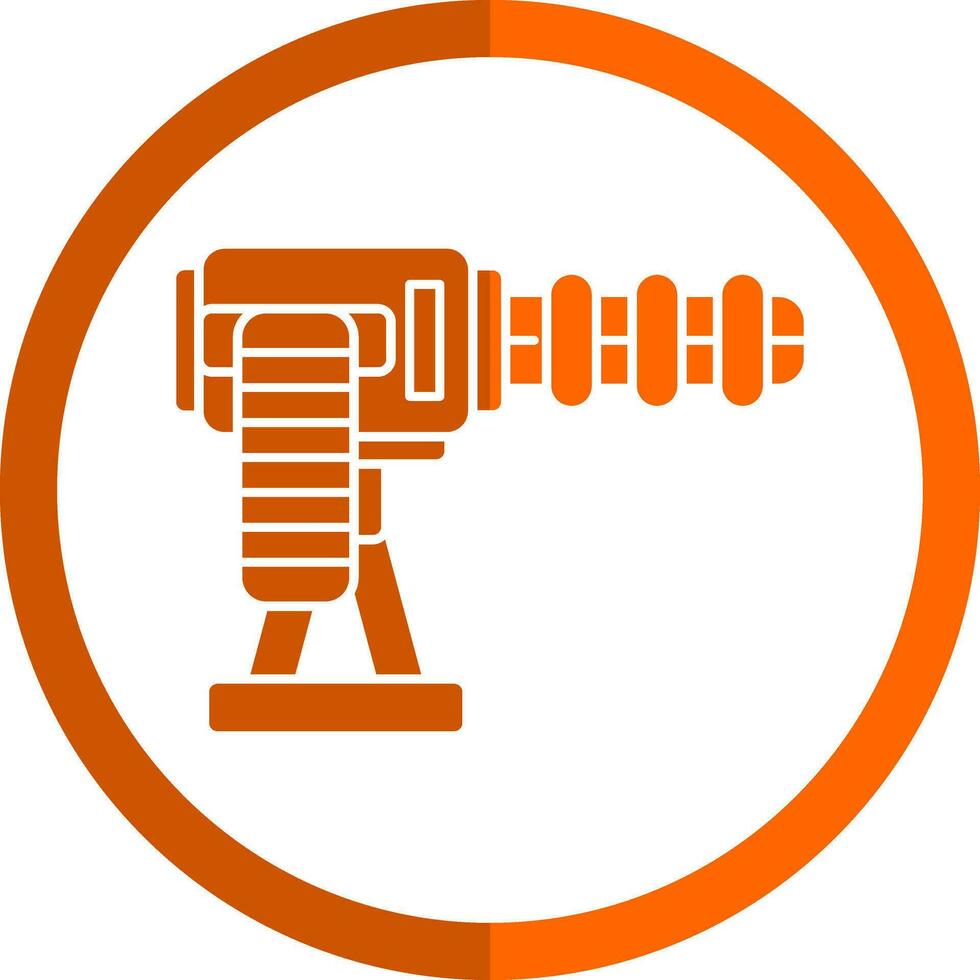 Machine Gun Vector Icon Design