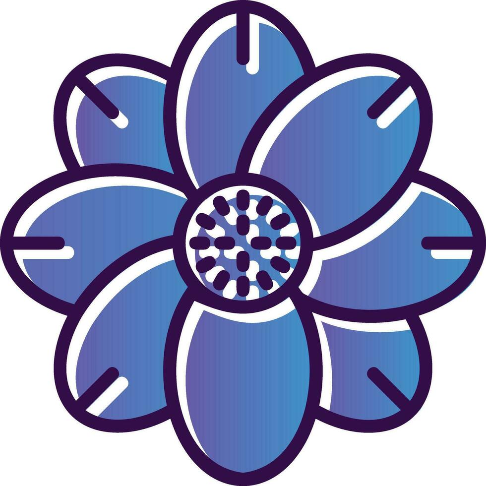 Arctic flower Vector Icon Design