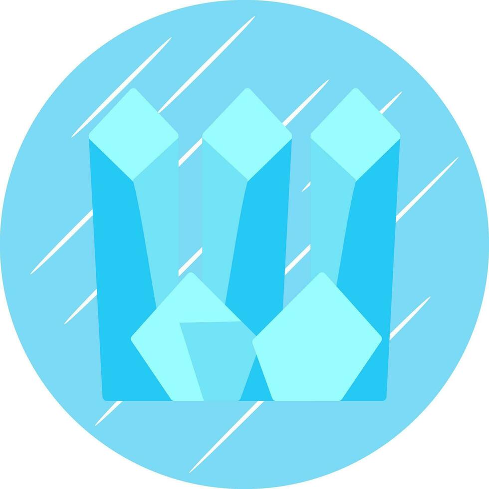 Ice wall Vector Icon Design