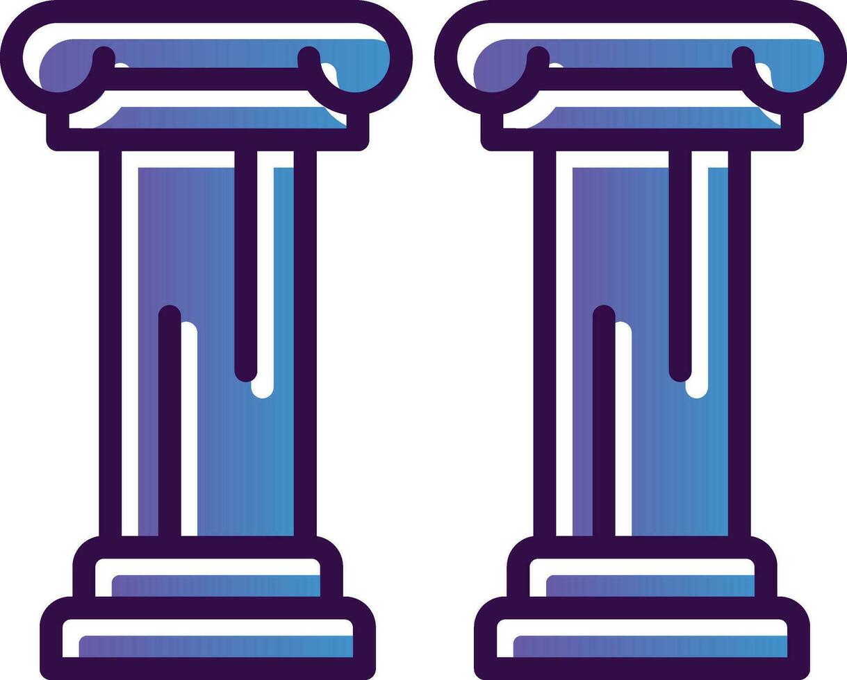 Column Vector Icon Design