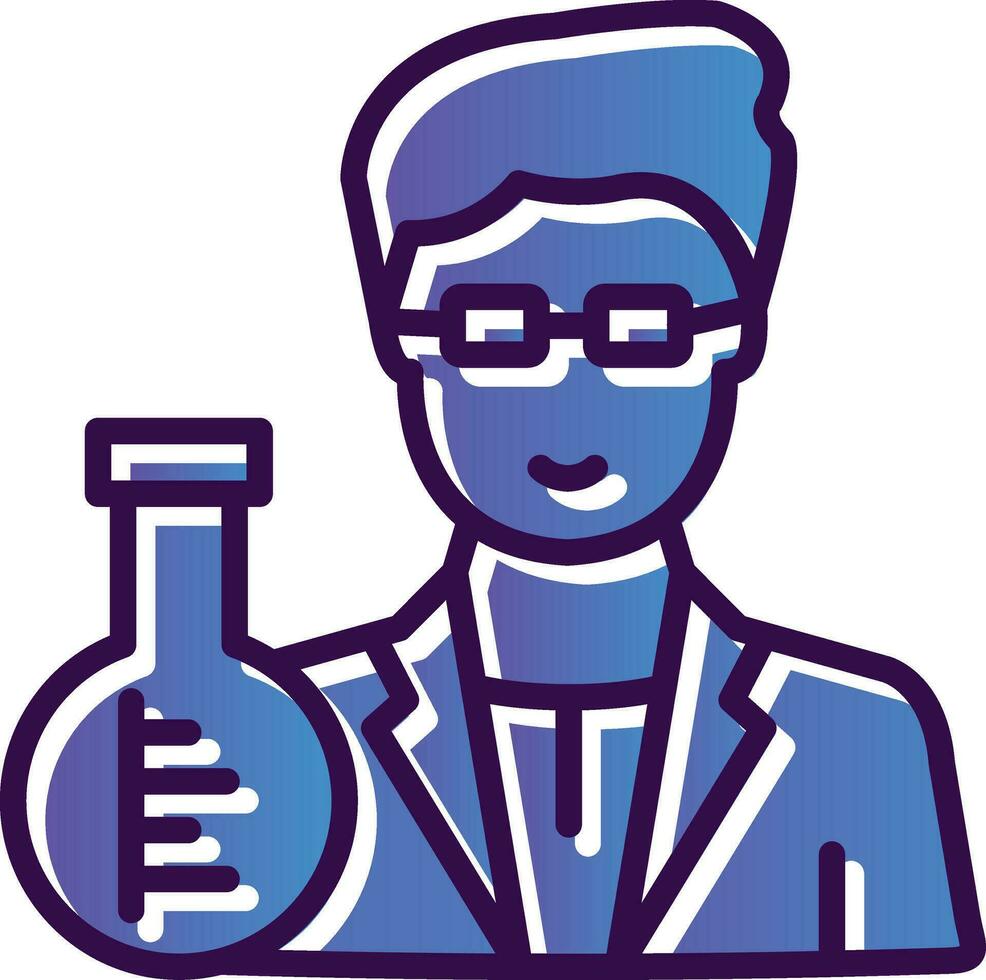 Scientist Vector Icon Design