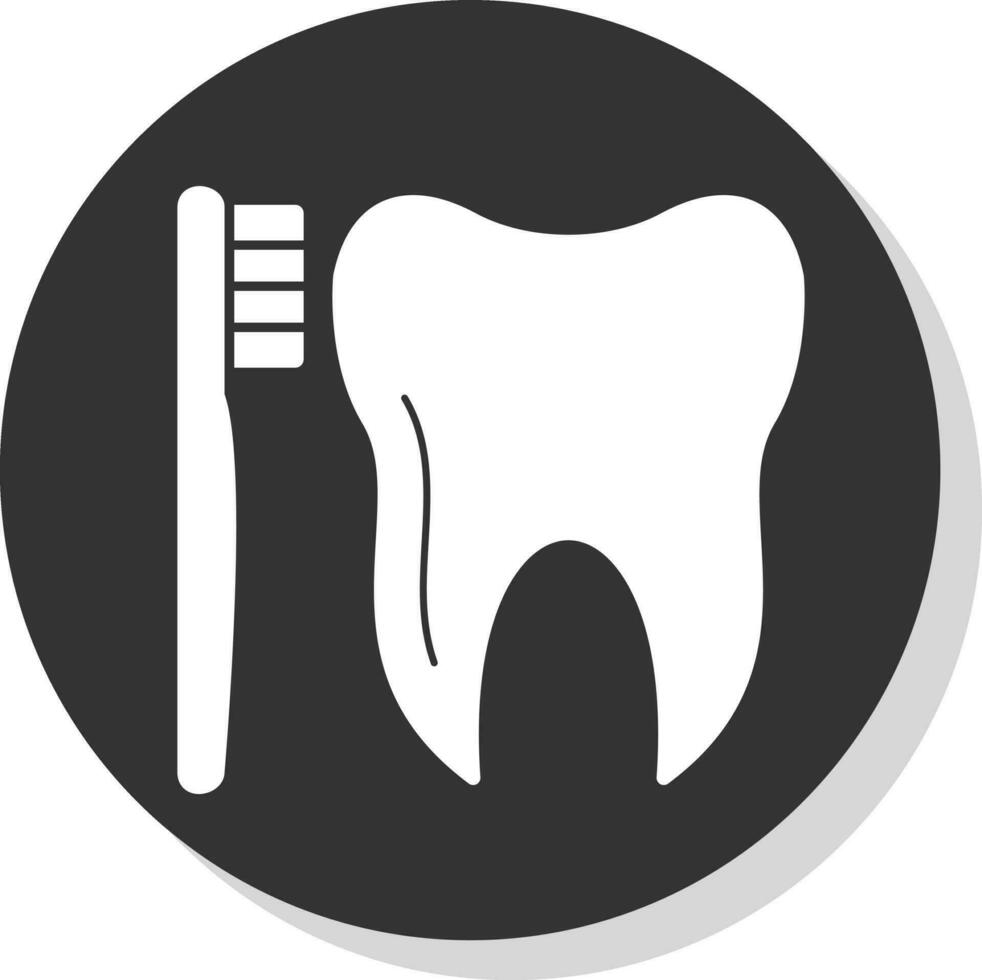 Tooth Brush Vector Icon Design