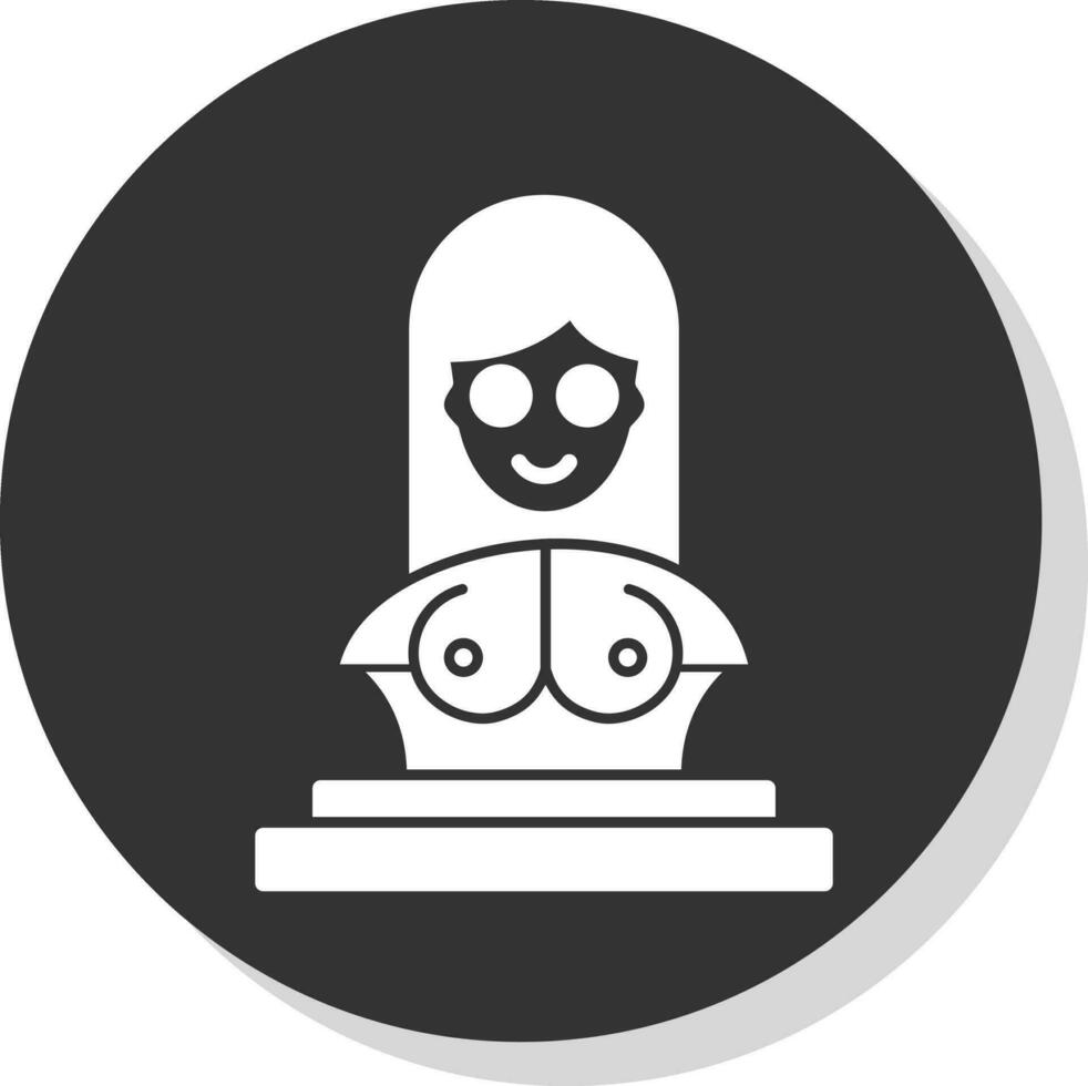 Bust Vector Icon Design