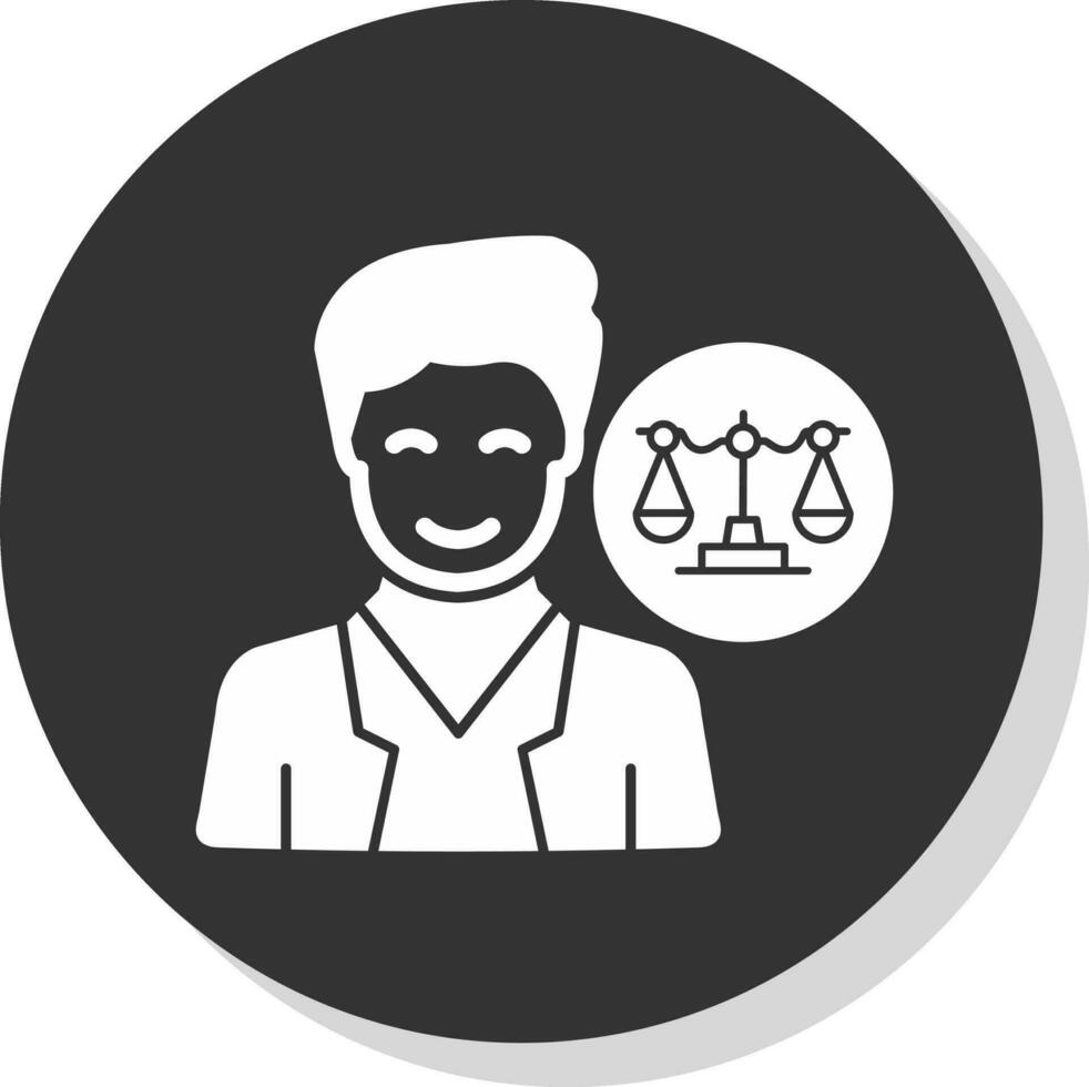 Lawyer Vector Icon Design