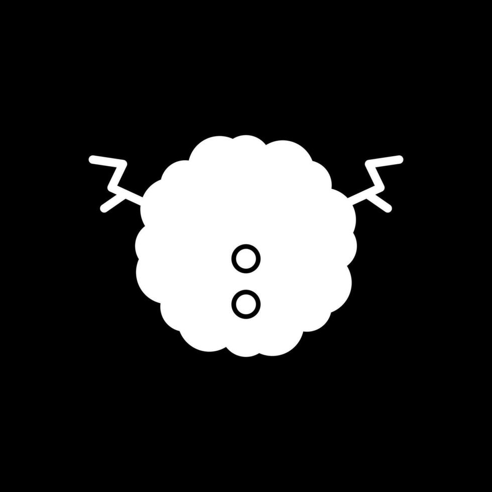 bola de nieve vector icono diseño