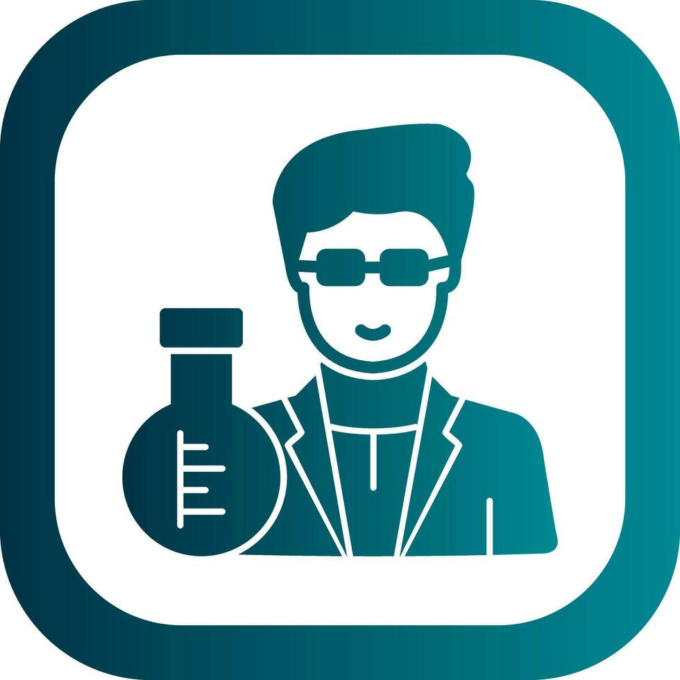 Scientist Vector Icon Design