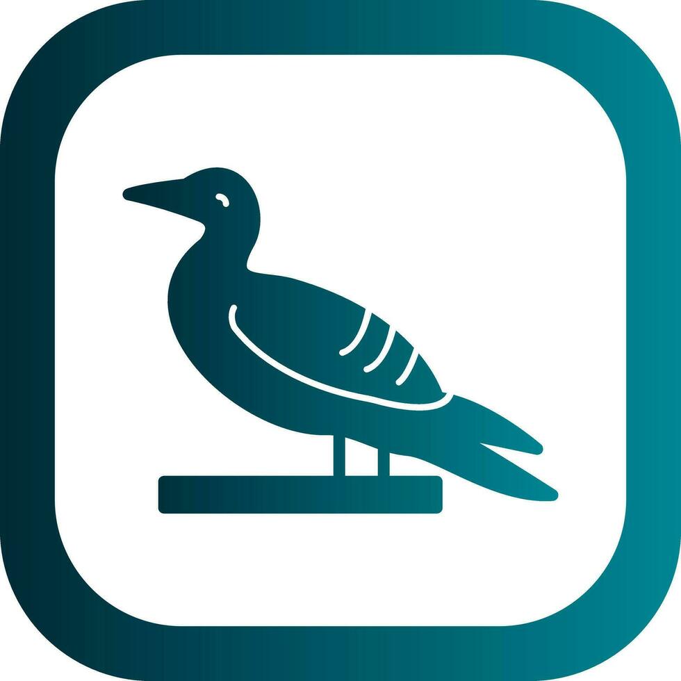 Northern gannet Vector Icon Design