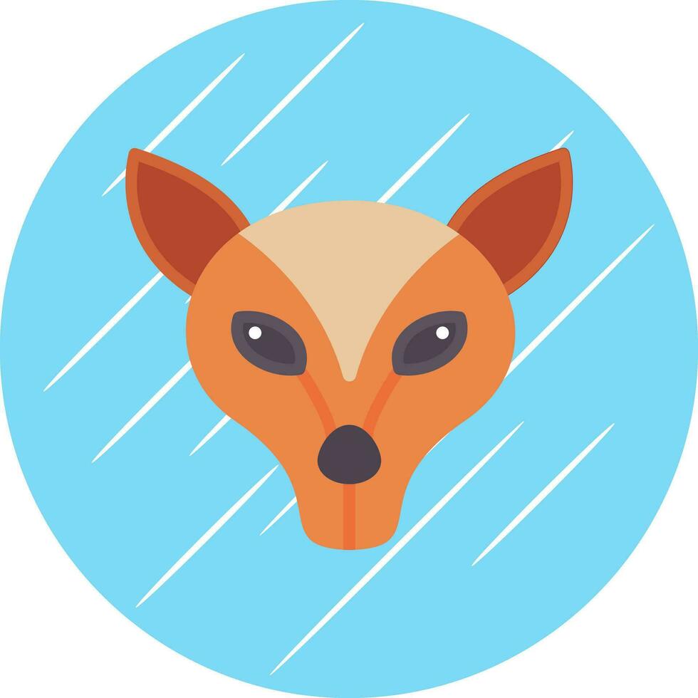 Arctic fox Vector Icon Design