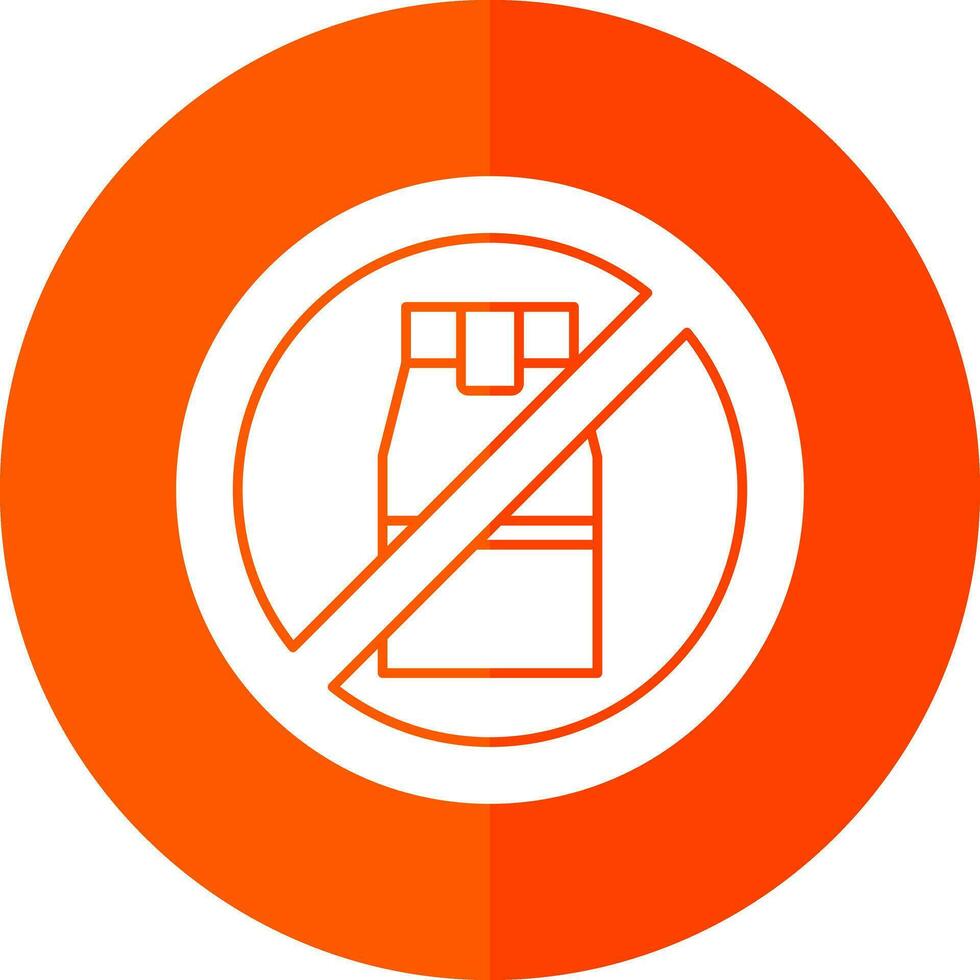 No Milk Vector Icon Design