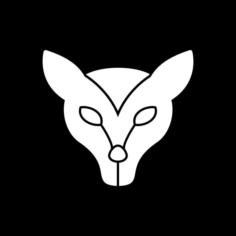 Arctic fox Vector Icon Design