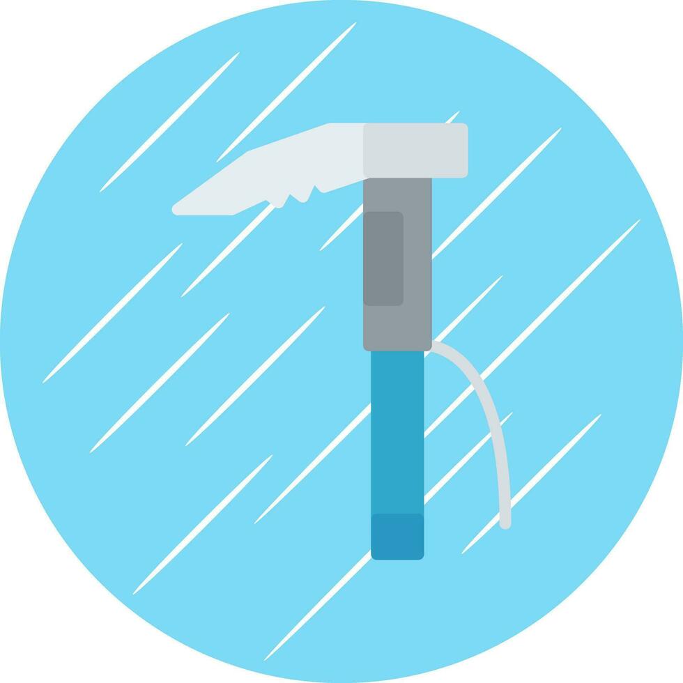 Ice axe Vector Icon Design