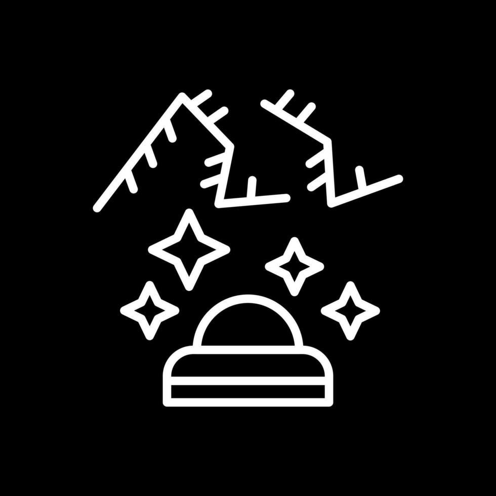 Northern lights projector Vector Icon Design