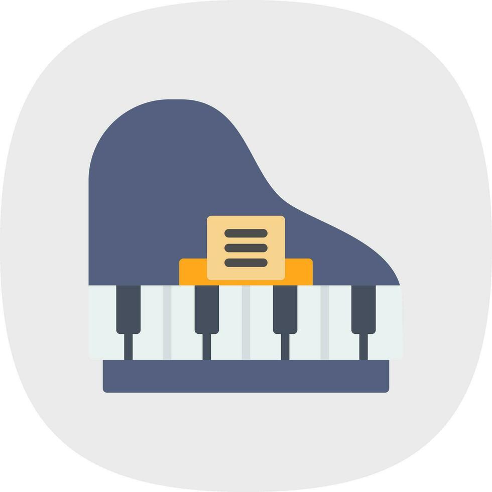 Piano Vector Icon Design