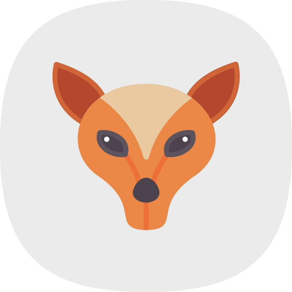 Arctic fox Vector Icon Design
