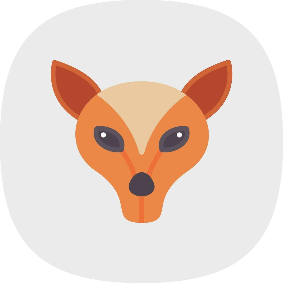 Arctic fox Vector Icon Design