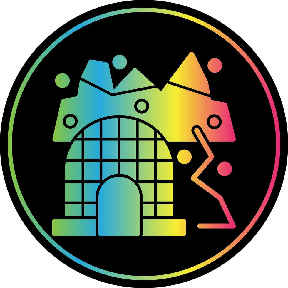 Arctic tundra Vector Icon Design