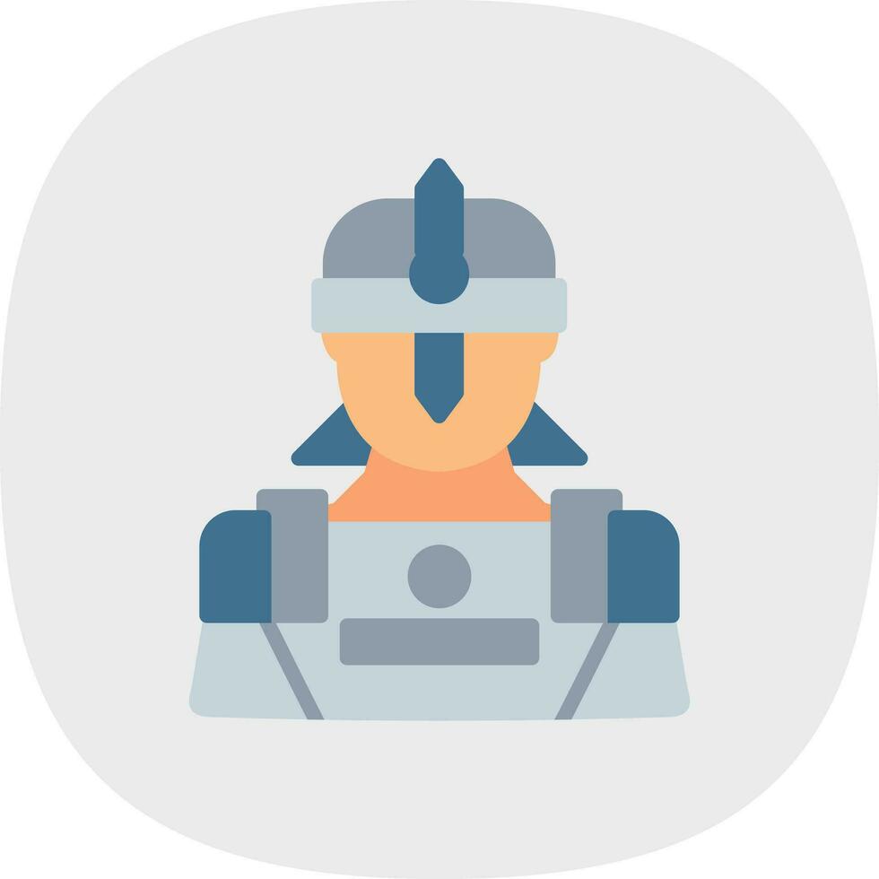 Warrior Vector Icon Design