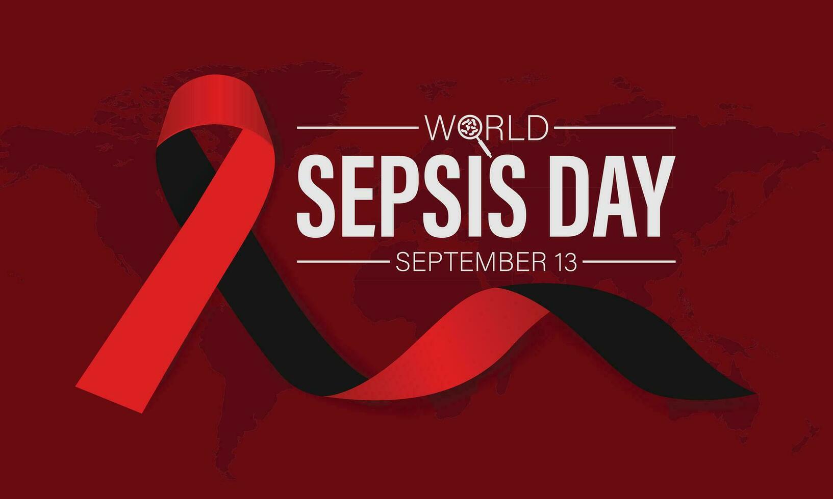 Vector illustration on the theme of Sepsis awareness month observed each year during September and Sepsis awareness day September 13.