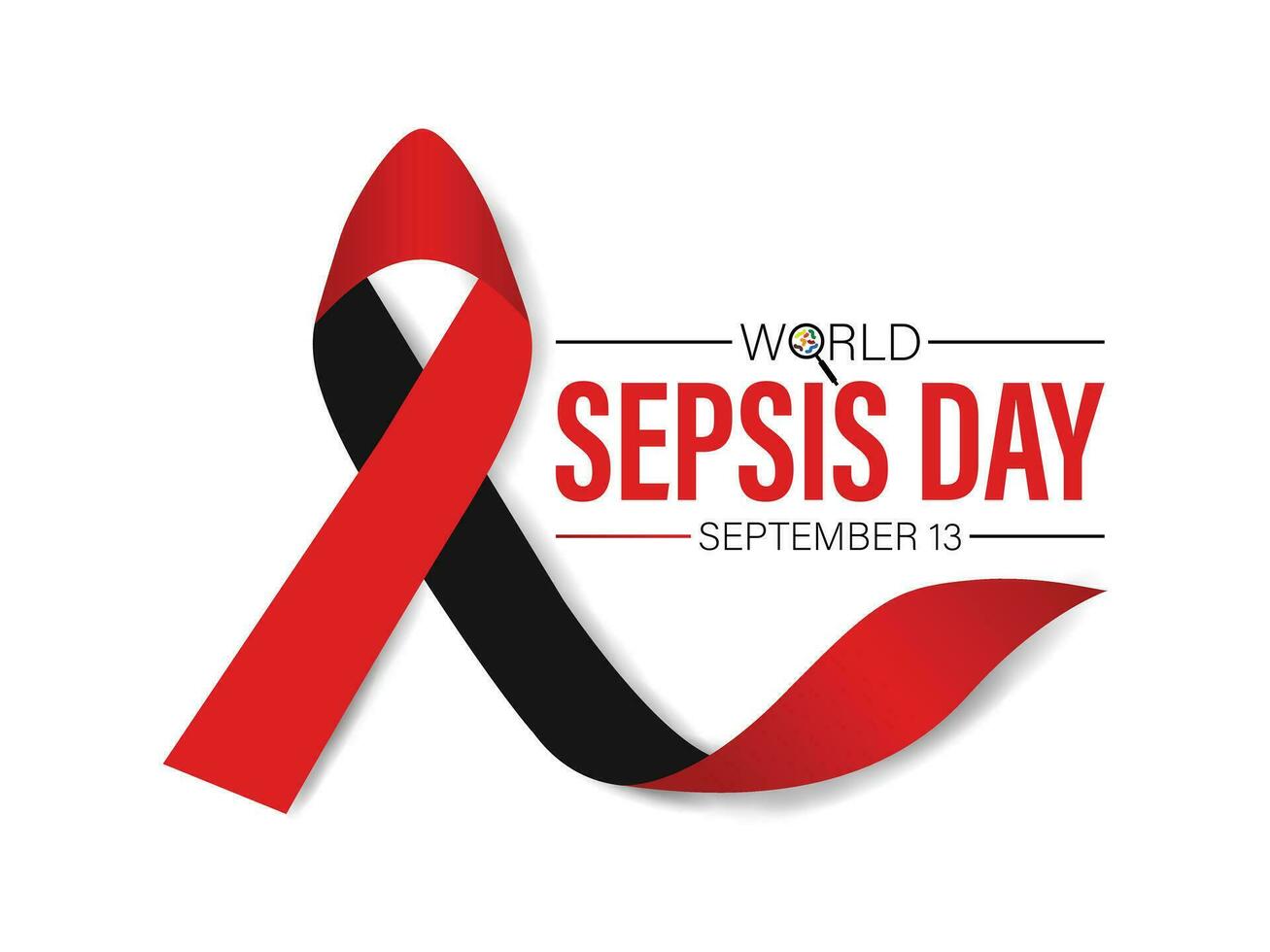 Vector illustration on the theme of Sepsis awareness month observed each year during September and Sepsis awareness day September 13.