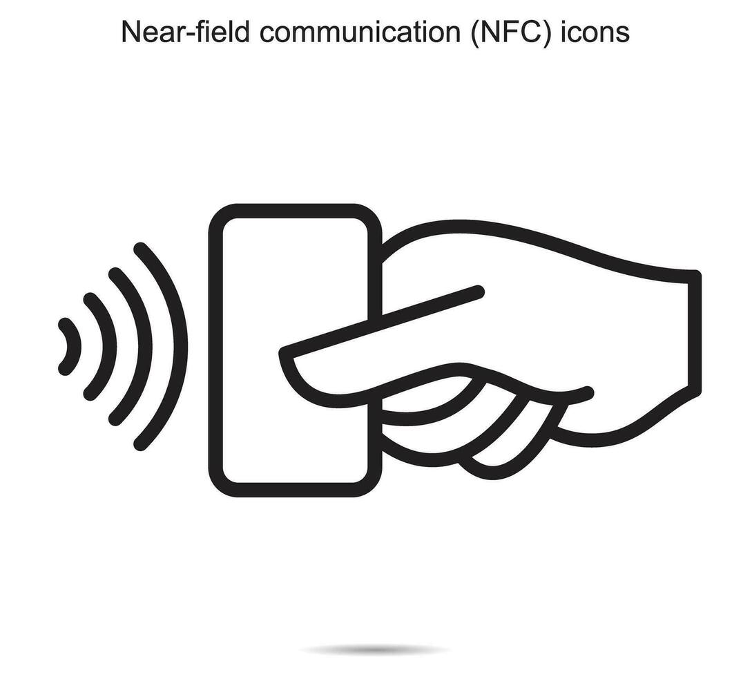 cerca campo comunicación icono, vector ilustración.