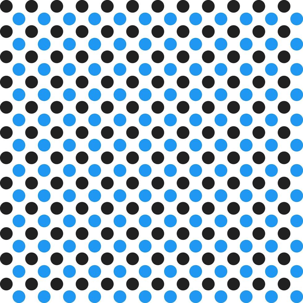 Blue and black dot pattern background. Polkadot. Dot background. Seamless pattern. for backdrop, decoration, Gift wrapping, wall tiles, floor tiles. vector