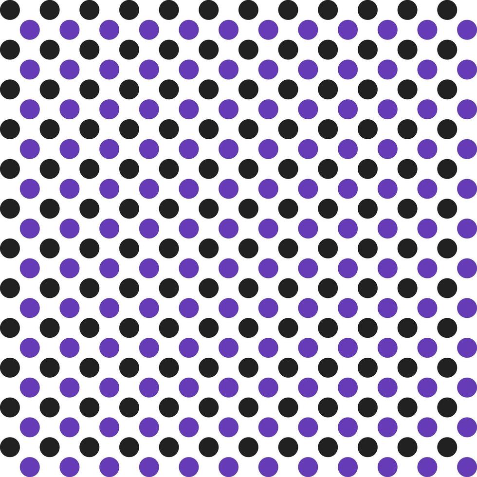 Purple and black dot pattern background. Polkadot. Dot background. Seamless pattern. for backdrop, decoration, Gift wrapping, wall tiles, floor tiles. vector