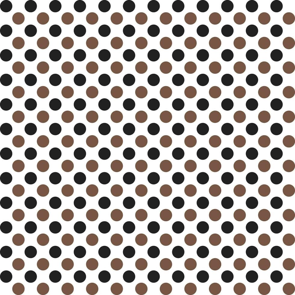 Brown and black dot pattern background. Polkadot. Dot background. Seamless pattern. for backdrop, decoration, Gift wrapping, wall tiles, floor tiles. vector