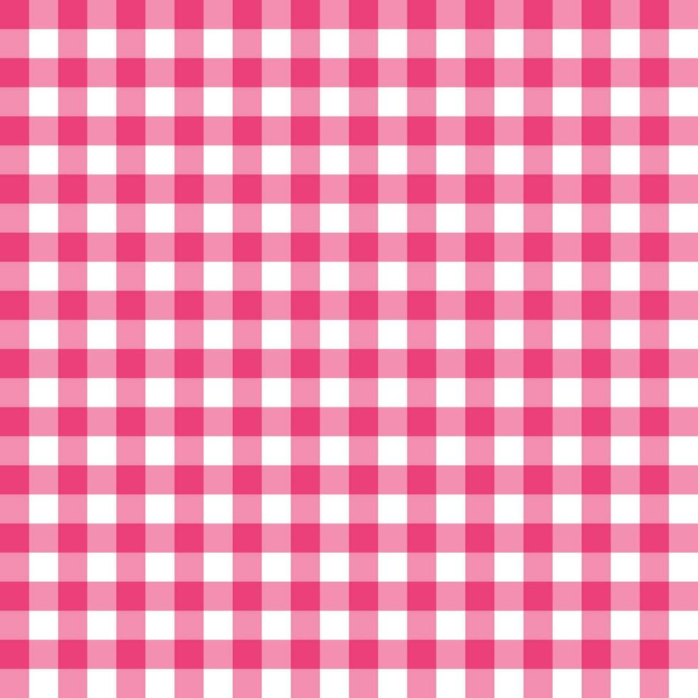 Pink plaid pattern background. plaid pattern background. plaid background. Seamless pattern. for backdrop, decoration, gift wrapping, gingham tablecloth, blanket, tartan. vector