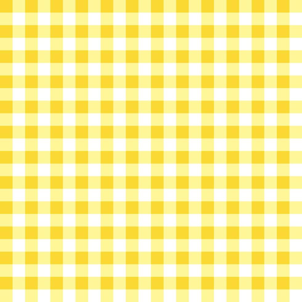 Yellow plaid pattern background. plaid pattern background. plaid background. Seamless pattern. for backdrop, decoration, gift wrapping, gingham tablecloth, blanket, tartan. vector